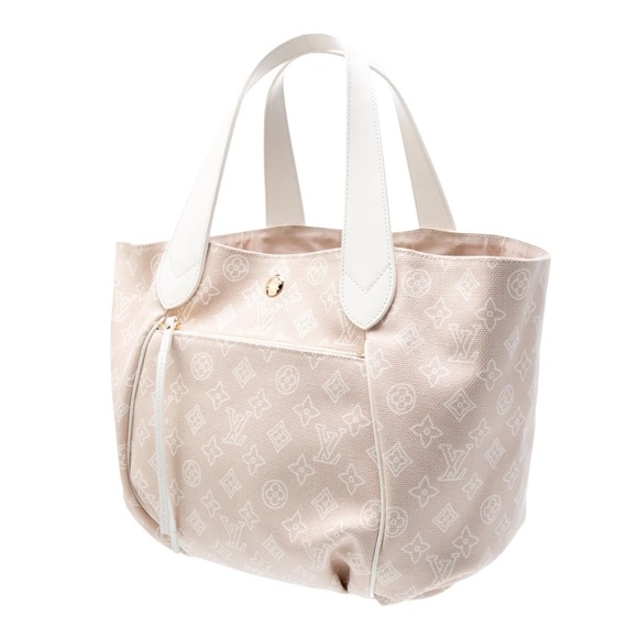 Louis Vuitton Cream and Tan Tote Set - Picture 3 of 8